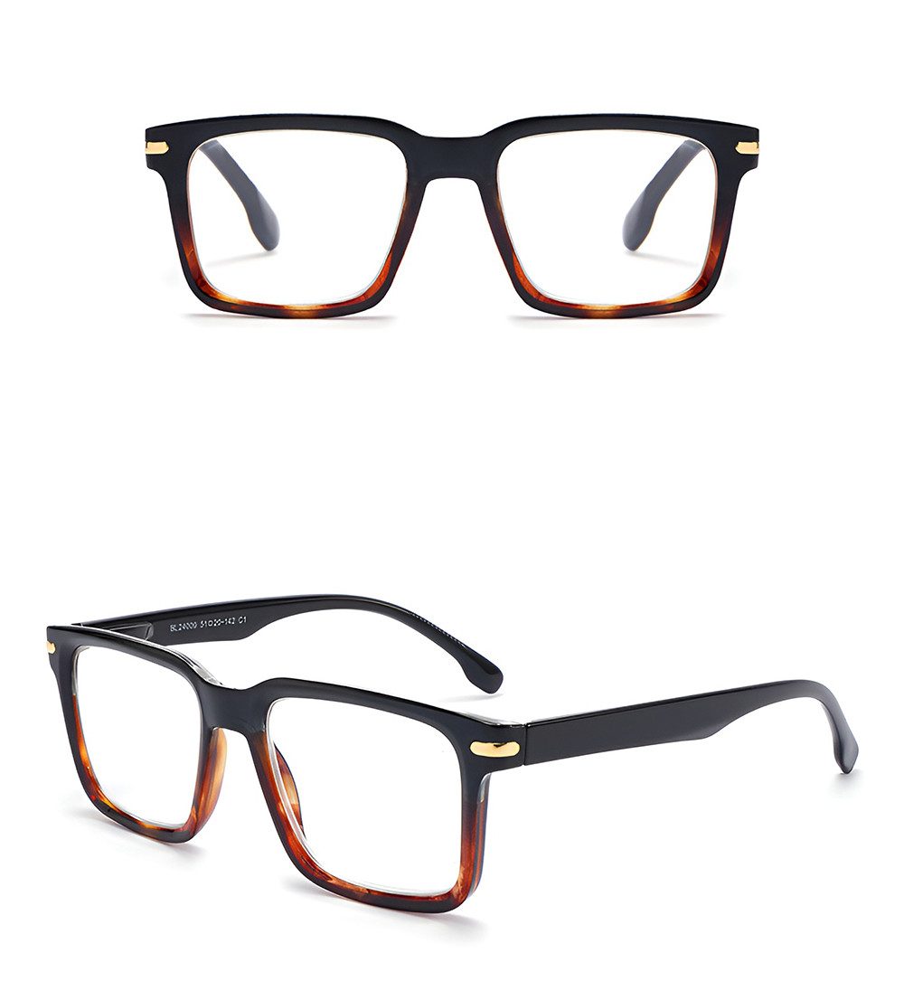 PACIEA Lesebrille Damen Herren Oversized Vollrand Anti Blaulicht Mode