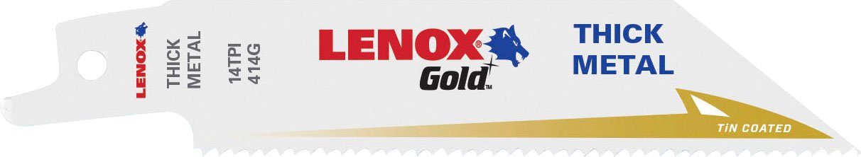 Lenox 21066414GR, für Säbelsägeblatt 102x19x0,9mm, 5 Stück Metall