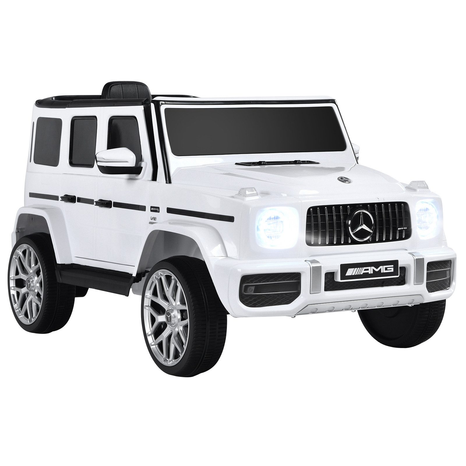 COSTWAY Elektro-Kinderauto Mercedes Benz, 3-5km/h, mit Musik