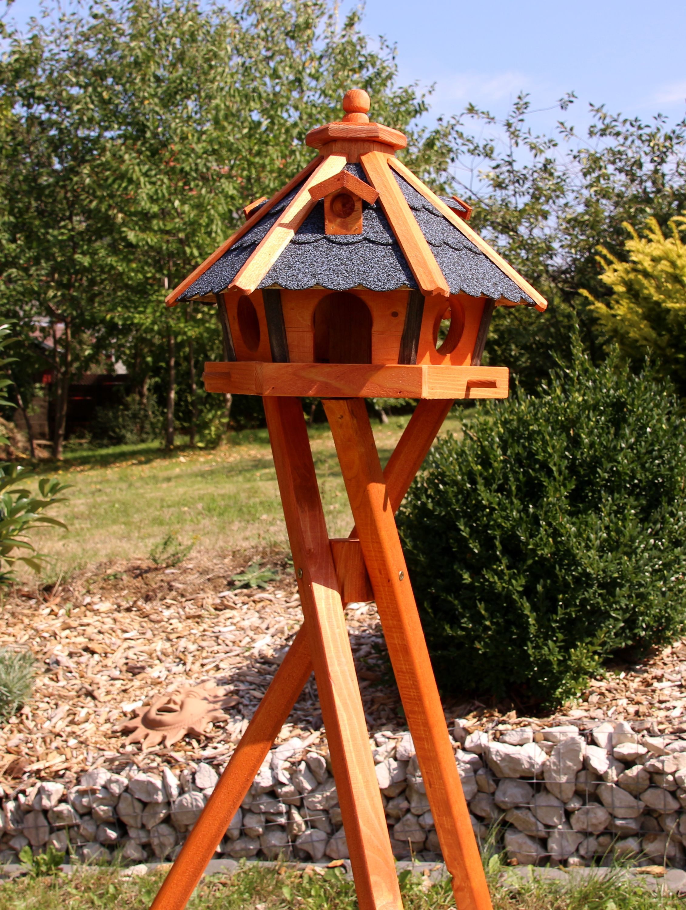 Holzdekoladen Vogelhaus Vogelhaus mit Ständer 47x33 günstig online kaufen