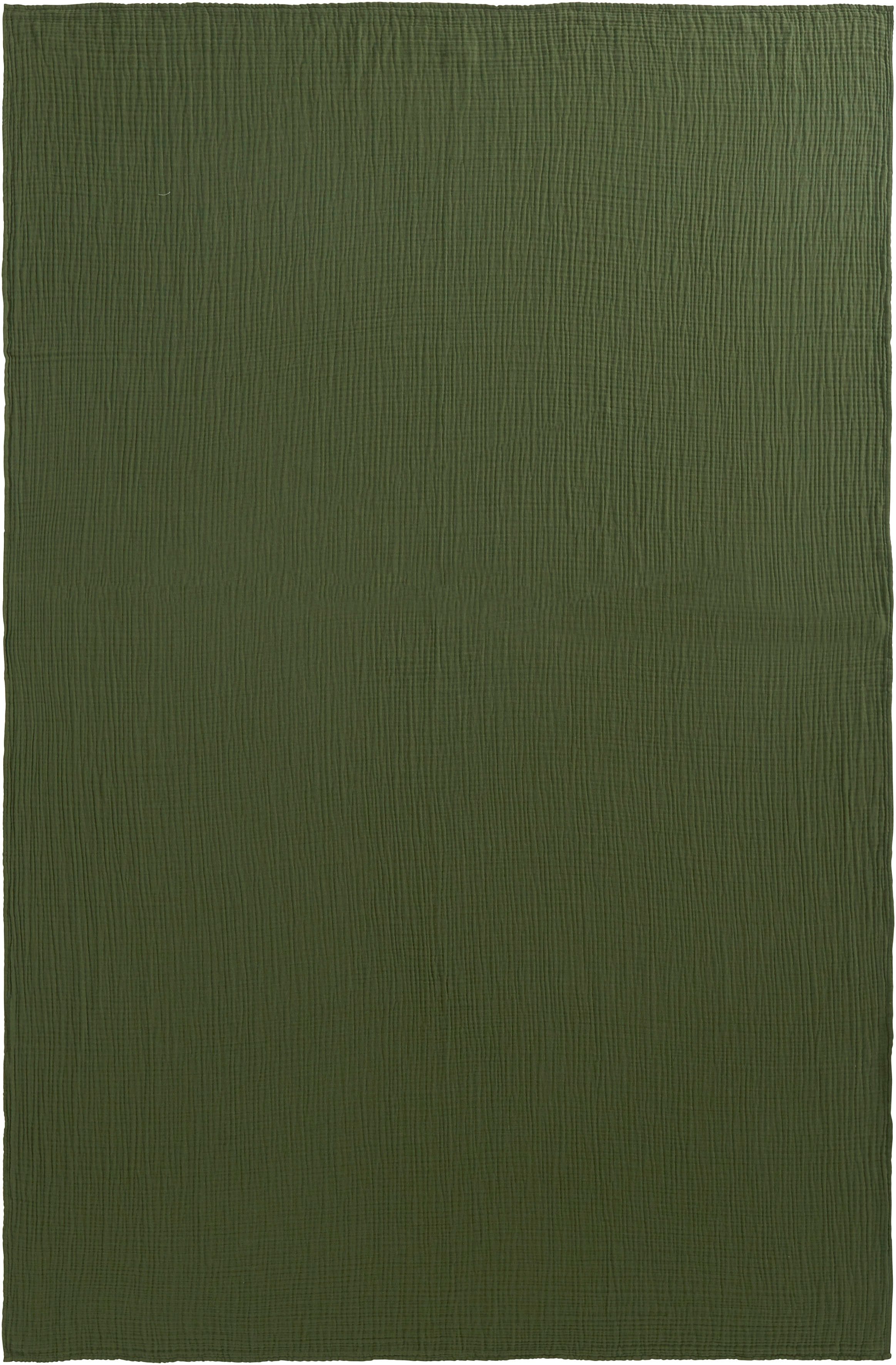 Wohndecke HEVIN, Musselin, 100% Baumwolle, Topseller!, LeGer Home by Lena Gercke, Tagesdecke im Baumwoll-Crinkle-Effekt, Musselin, Kuscheldecke – Bild 3 von 3