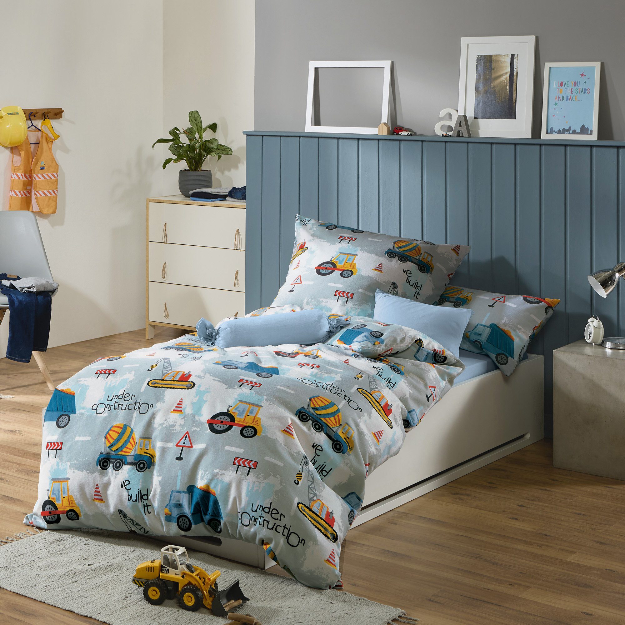 REDBEST Kinderbettwäsche Kinder-Bettwäsche, Biber, Flanell Motiv günstig online kaufen