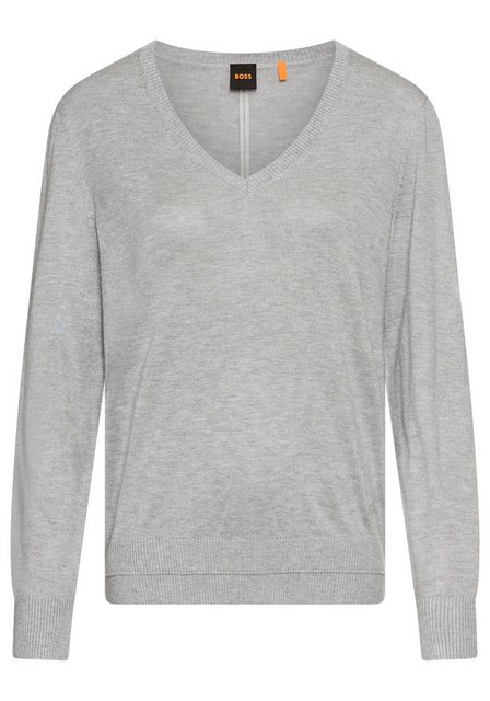 BOSS ORANGE Strickpullover Fiaffella Premium Damenmode mit Ajouré-Detail hi günstig online kaufen