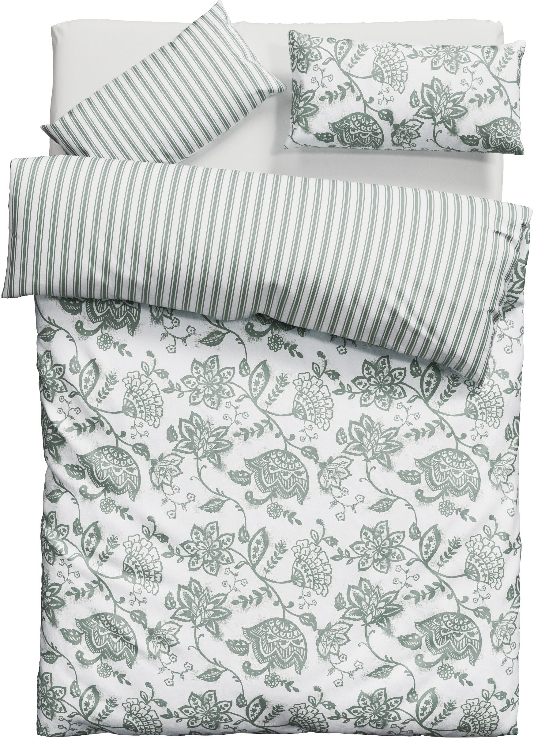 OTTO home Bettwäsche Nordby, Renforcé, 2 teilig, Bettwäsche aus Baumwolle, günstig online kaufen