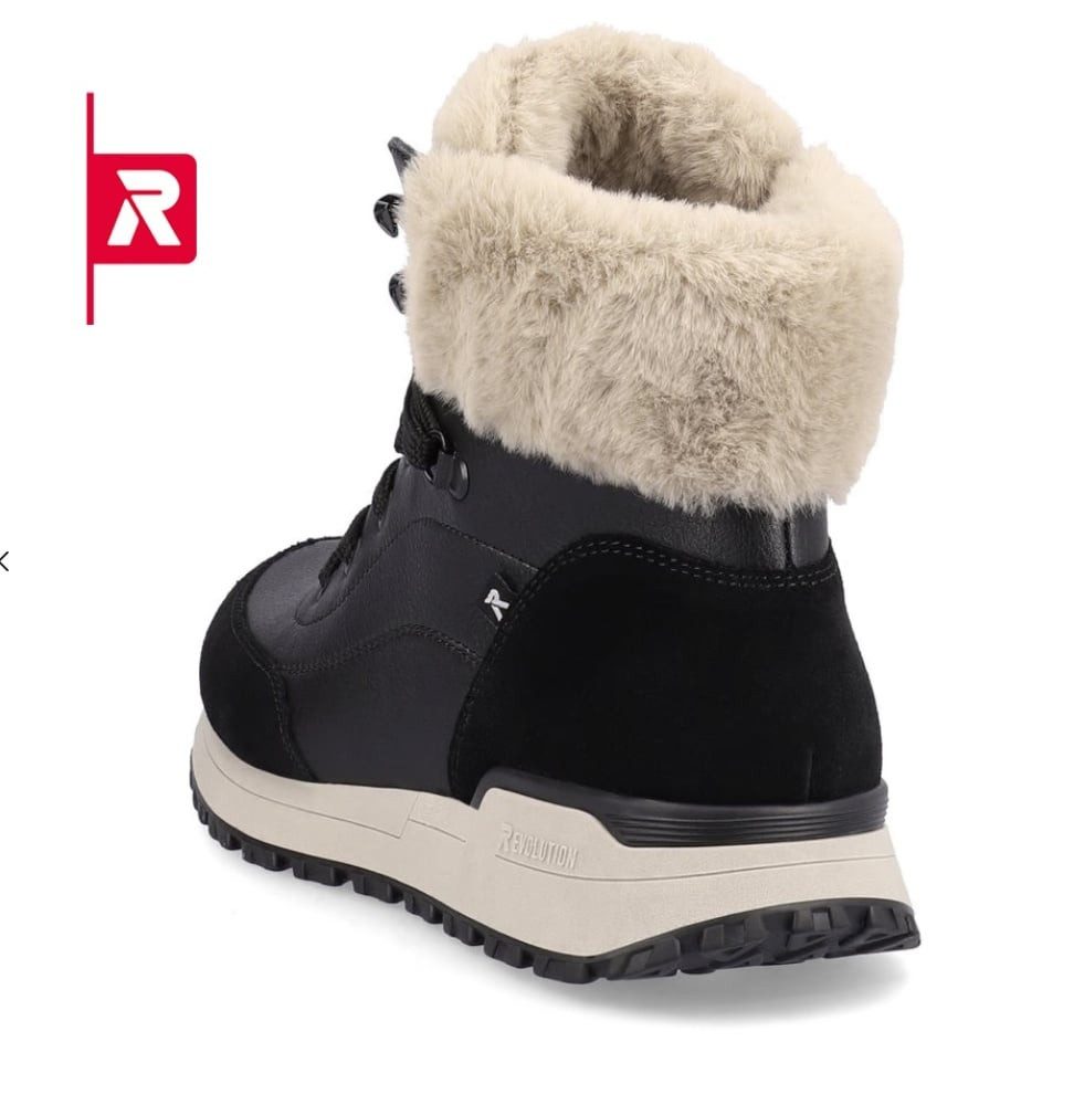 Rieker Evolution W0670-00 (Schnürstiefel mit Innenfutter und seitlichen) Wi günstig online kaufen