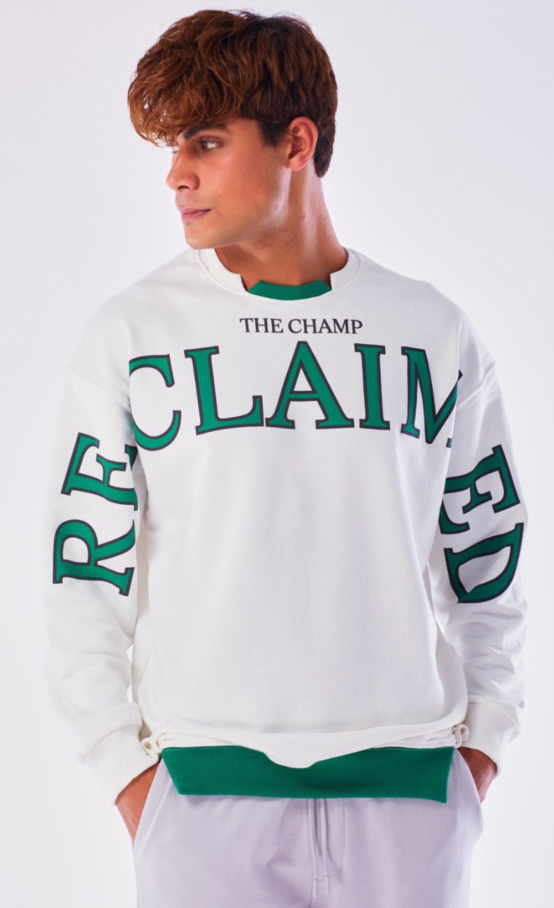 Megaman Jeans Sweatshirt Basic Sweatshirt Pullover günstig online kaufen