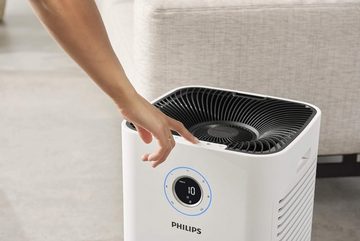 Philips Luftreiniger, für 130 m² Räume, Luftreiniger für allergiker aerasense sensor mit app steuerung