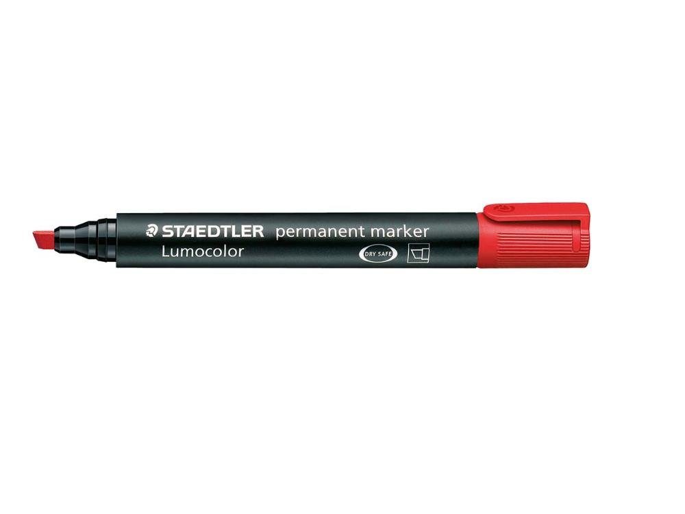 STAEDTLER Permanentmarker STAEDTLER Permanent-Marker 'Lumocolor 350' rot
