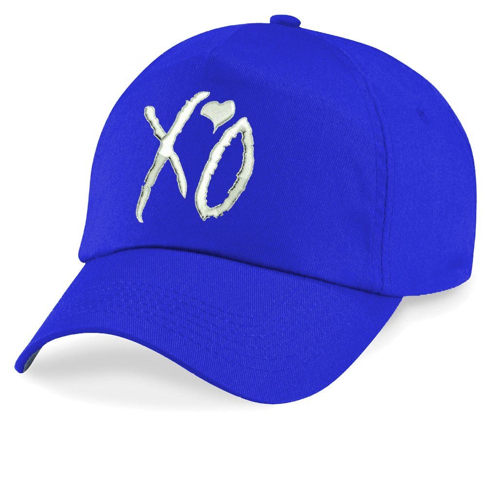 Cap & Size Stick XO Royalblau Blondie Kinder Weeknd Brownie Hugs One Starboy Patch Baseball Kisses