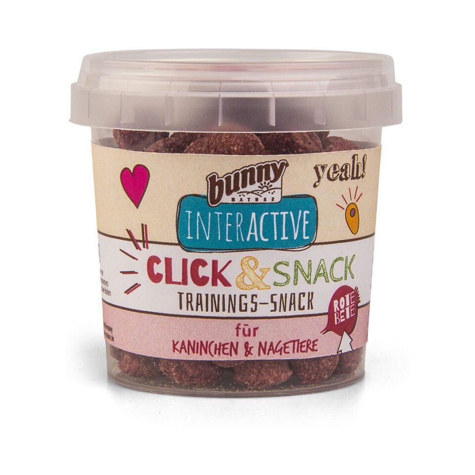 Bunny Nature bunnyInteractive Click & Snack - Trainings-Snack Rote Bete 45 g, Snack für: Kleintier von Bunny Nature