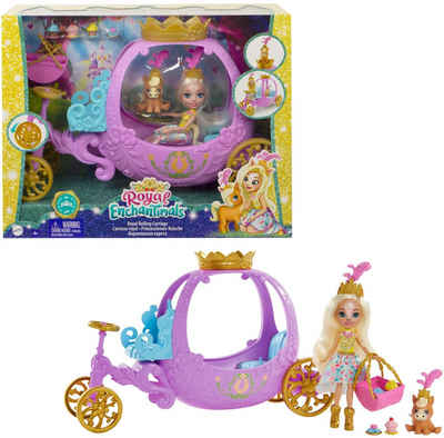 Enchantimals Puppen Fahrzeug »Enchantimals - Royals Prinzessinnen Kutsche«, mit Peola Pony und ihrer Tierfreundin Petite