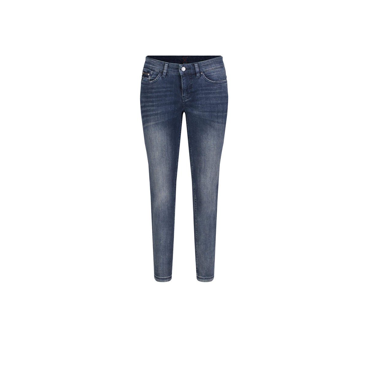 MAC (1-tlg) 5-Pocket-Jeans regular grau