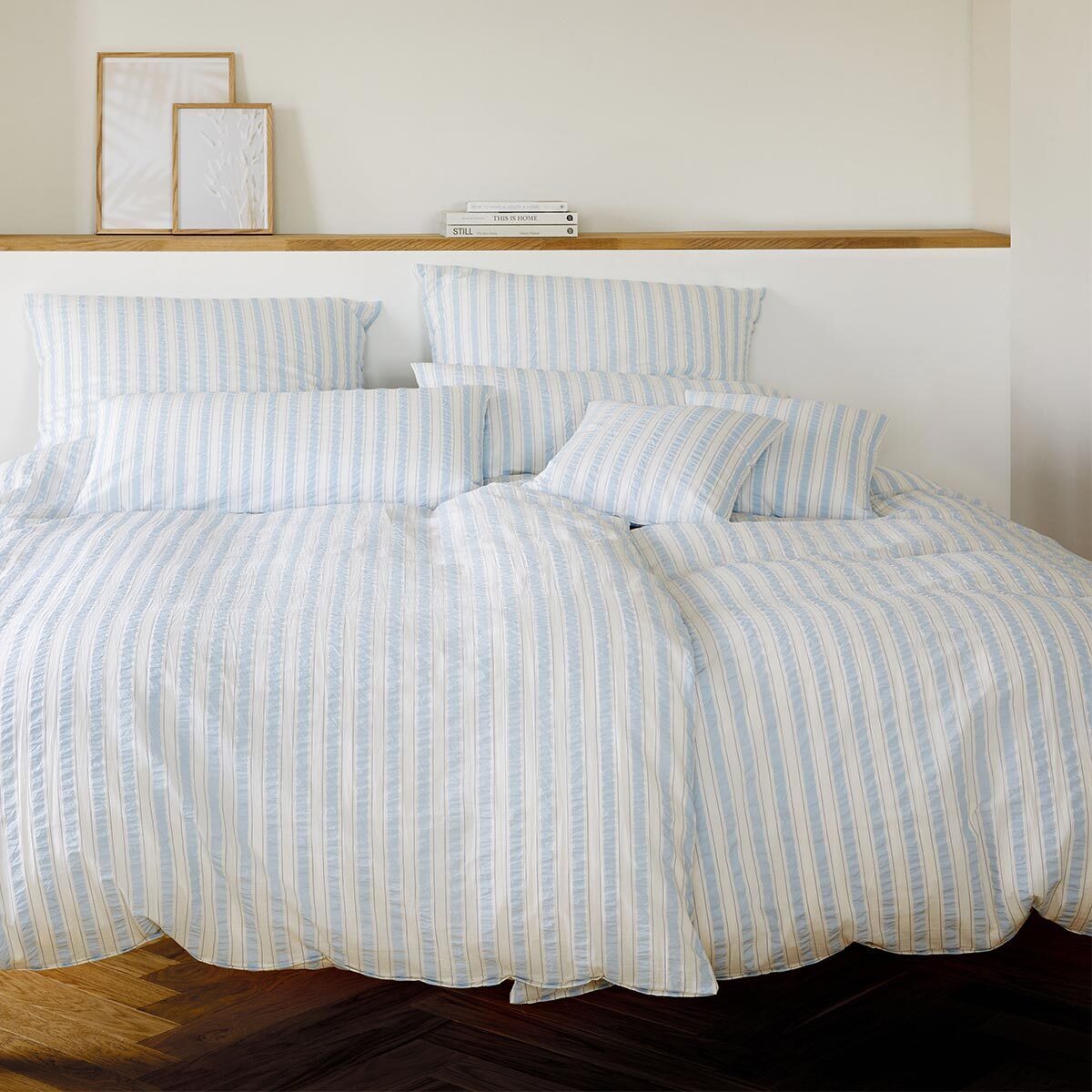 Elegante Bettwäsche, Seersucker, 2 teilig günstig online kaufen
