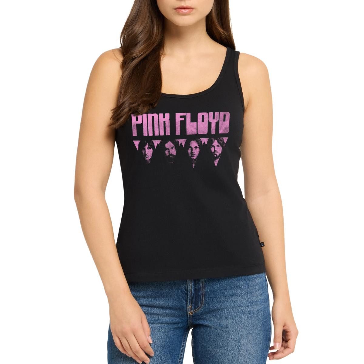 Spreadshirt T-Shirt Pink Floyd Logo Pink Frauen Premium Tank Top (1-tlg)