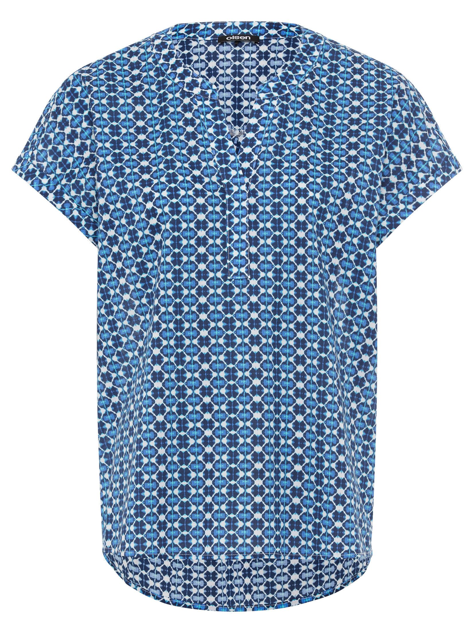 Olsen Klassische Bluse aus reiner Baumwolle günstig online kaufen