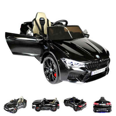 ES-Toys Elektro-Kinderauto Kinder Elektroauto BMW M5, Belastbarkeit 40 kg, Drift Version Stoßdämpfer 12V7A Fernbedienung