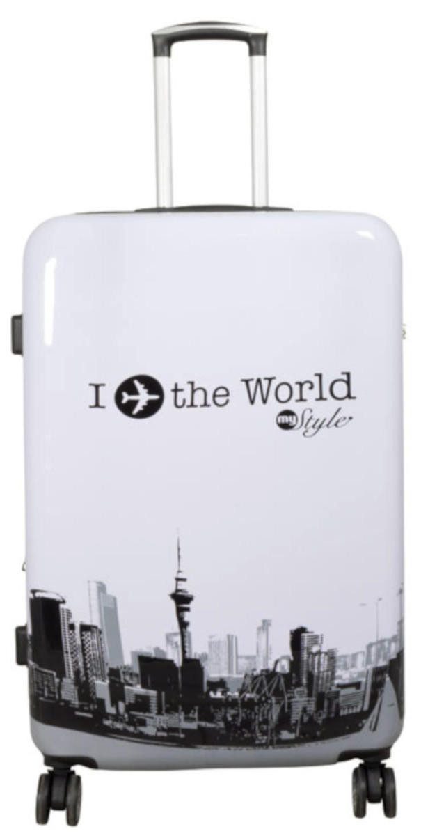 Warenhandel König Hartschalen-Trolley Fly the World, günstig online kaufen
