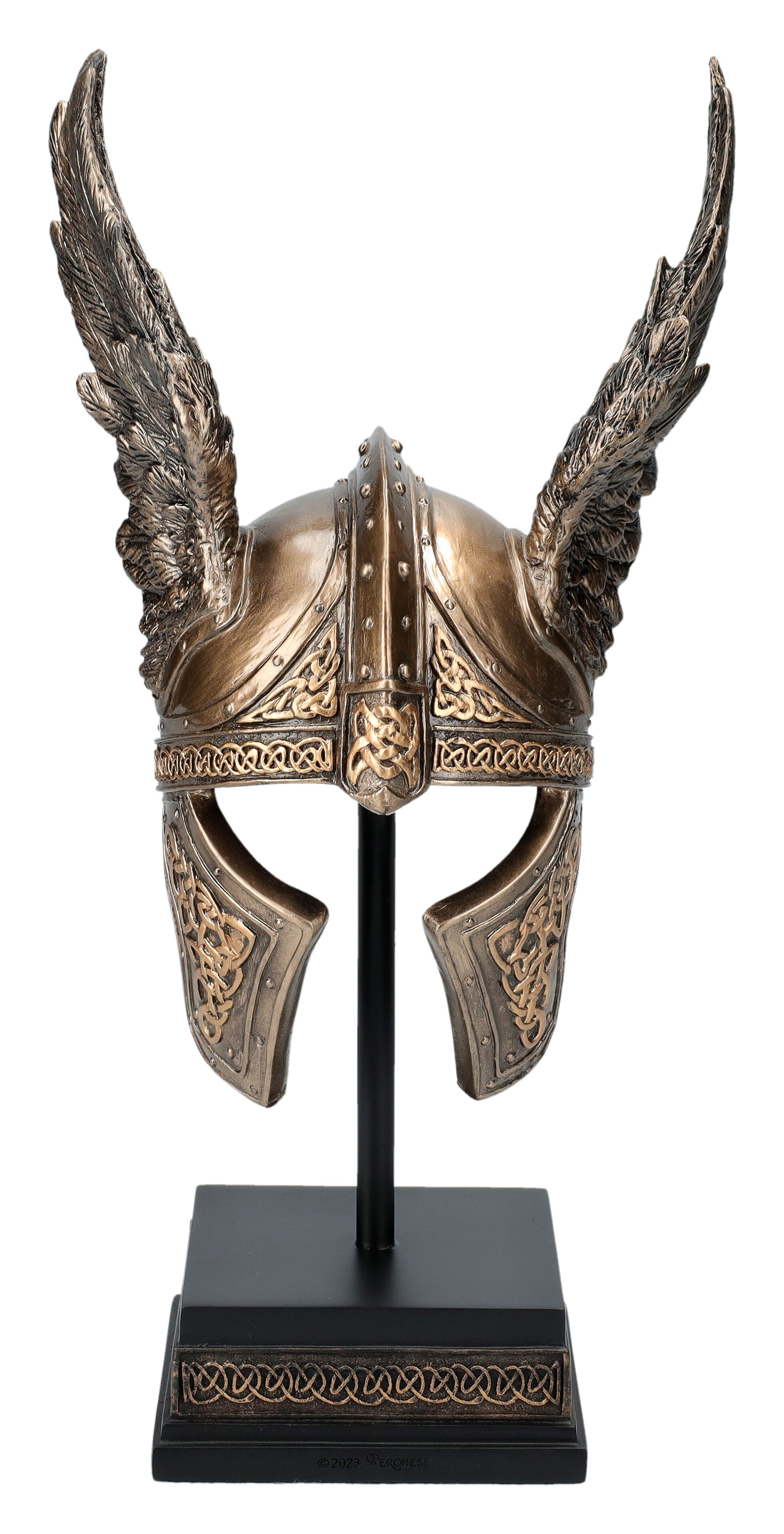 Figuren Shop GmbH Dekoobjekt Helm des Odin mit Flügeln - Veronese - Götterdeko Dekoration Dekohelm
