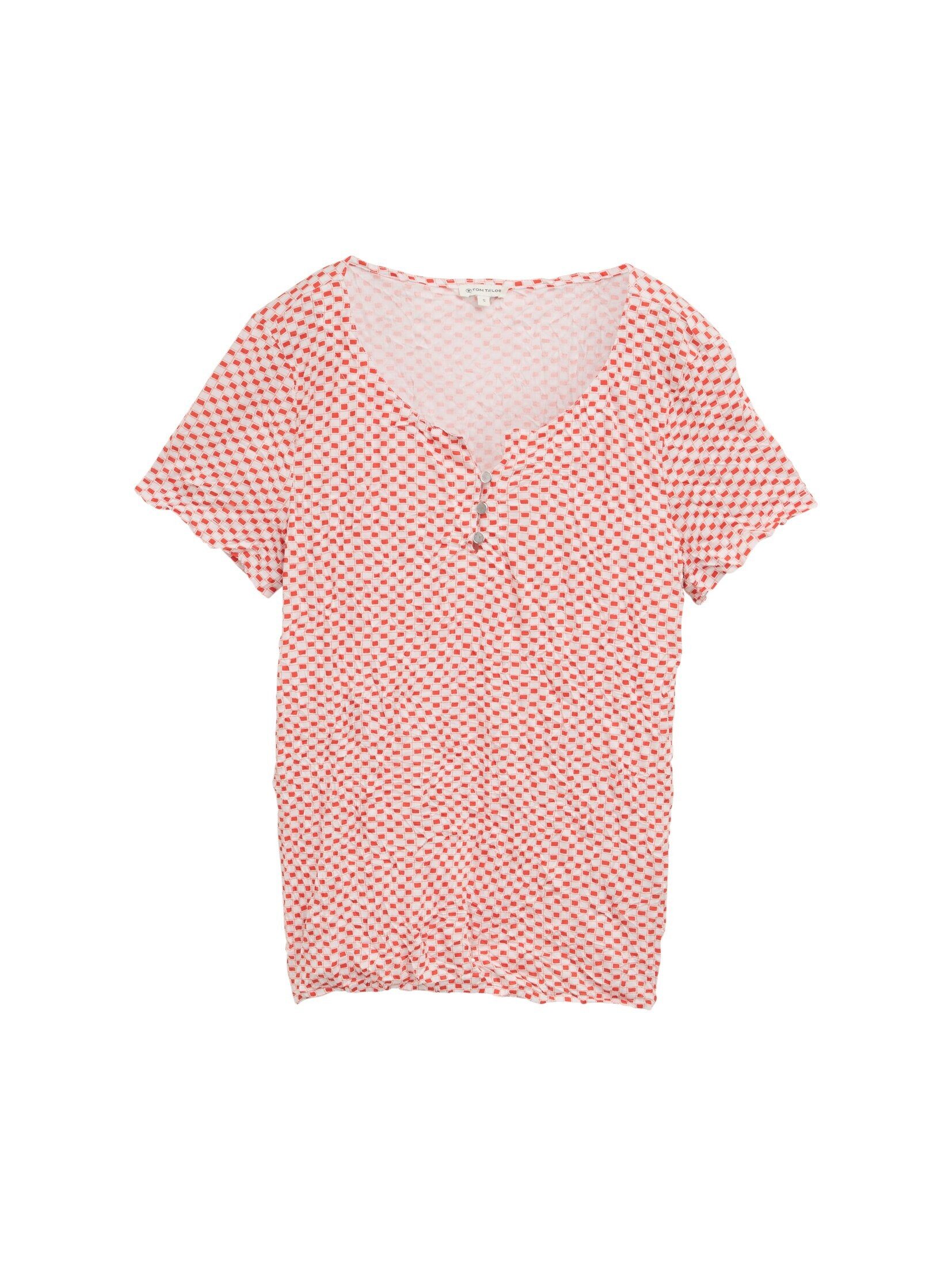 TOM TAILOR T-Shirt mit All-Over Print günstig online kaufen