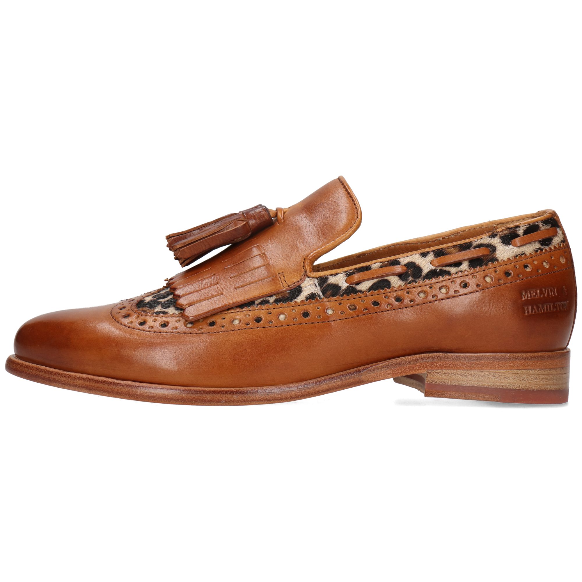 Melvin & Hamilton Selina 3 Leder-Loafers für Damen Loafer Flache Absätze, Echtes Leder, Vegetabile Gerbung