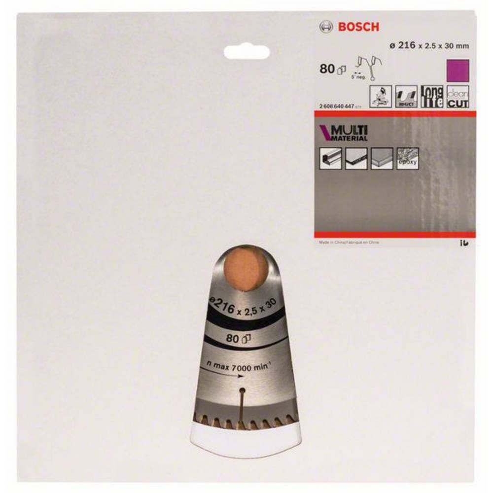 BOSCH Kreissägeblatt Kreissägeblatt216 30 mm, x x 2.5 80