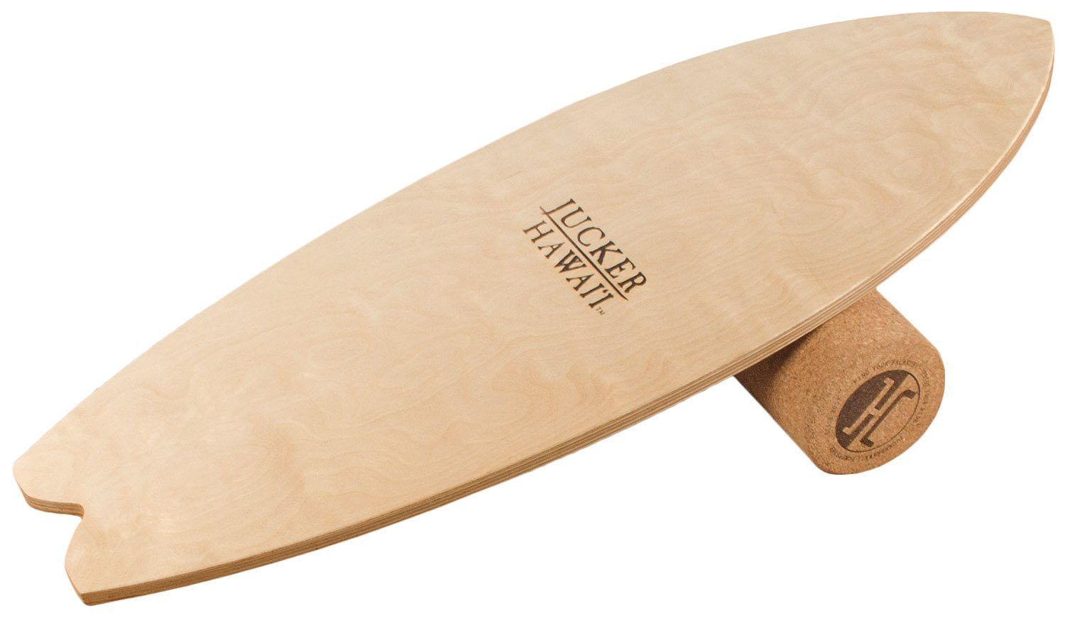 Ocean Board Korkrolle aus Echtholz Germany 100% Local JUCKER inklusive Balance Made HAWAII Korkmatte, in Balanceboard und