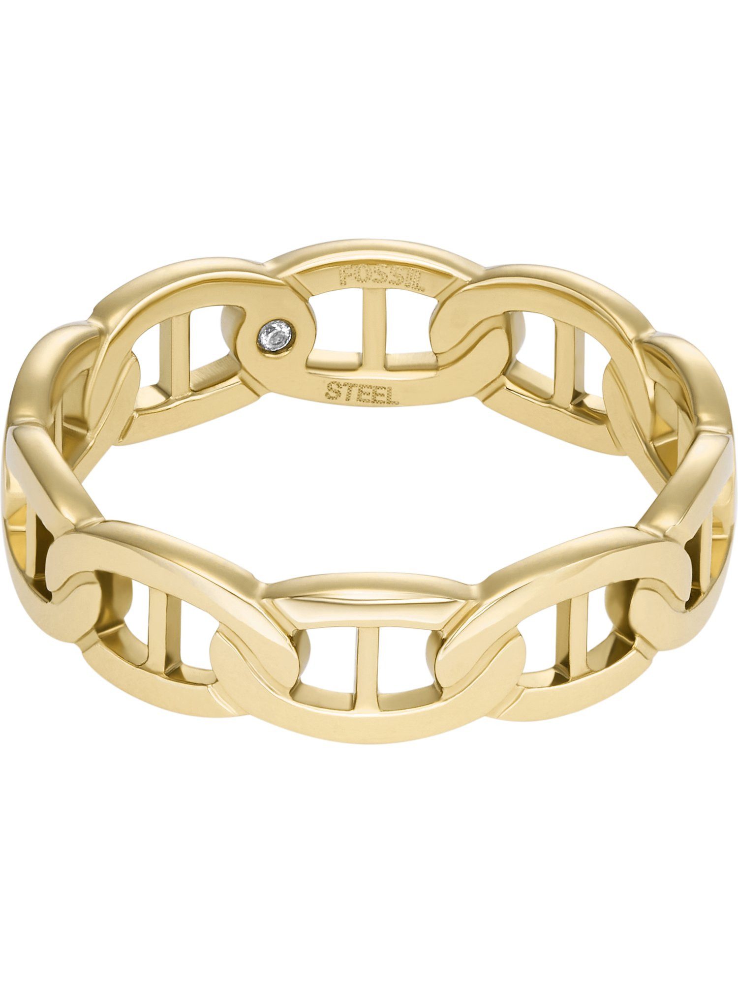 Fossil Fingerring Fossil Damen-Damenring Edelstahl günstig online kaufen