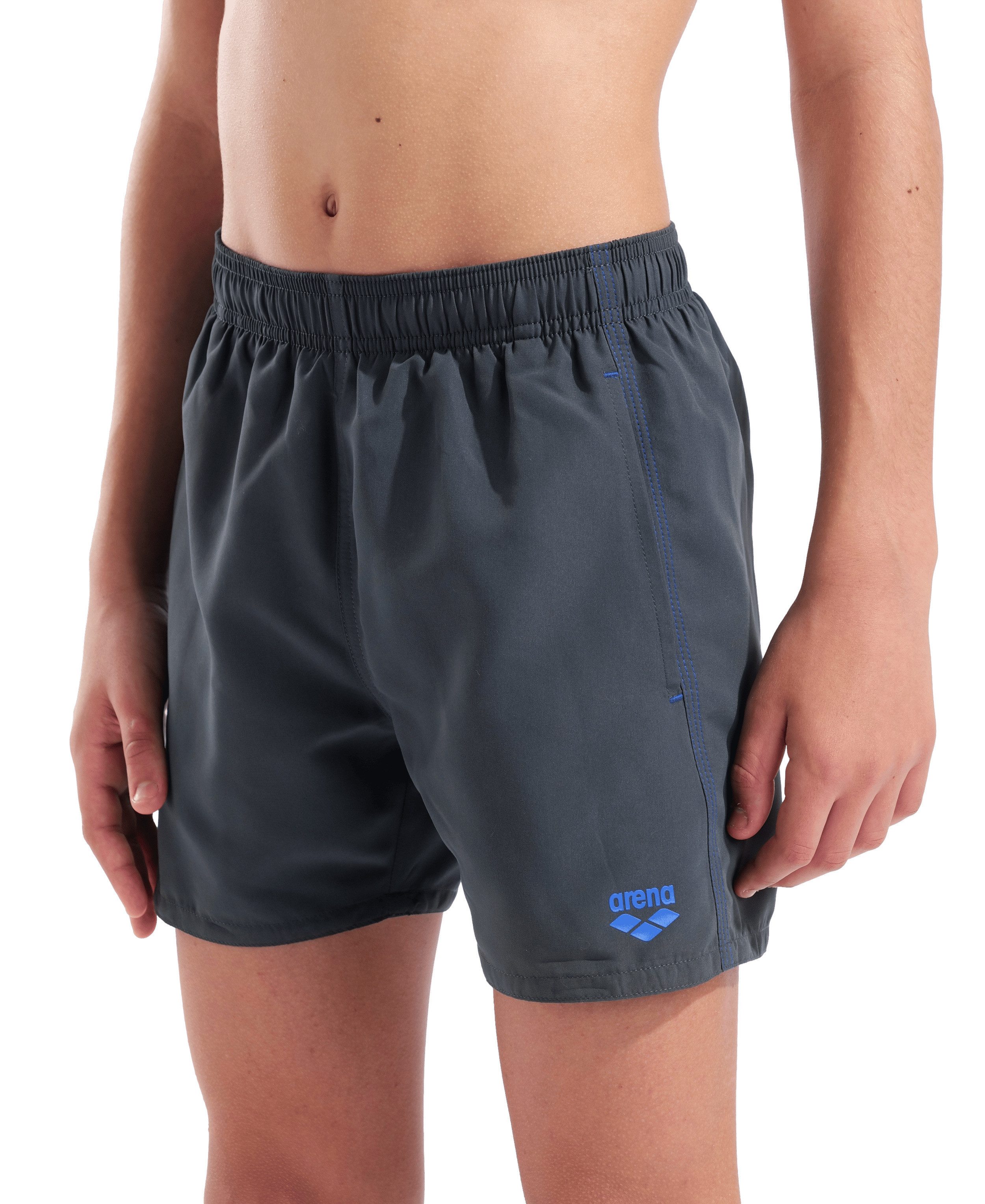 Badeshorts BOYS' BEACH BOXER SOLID R