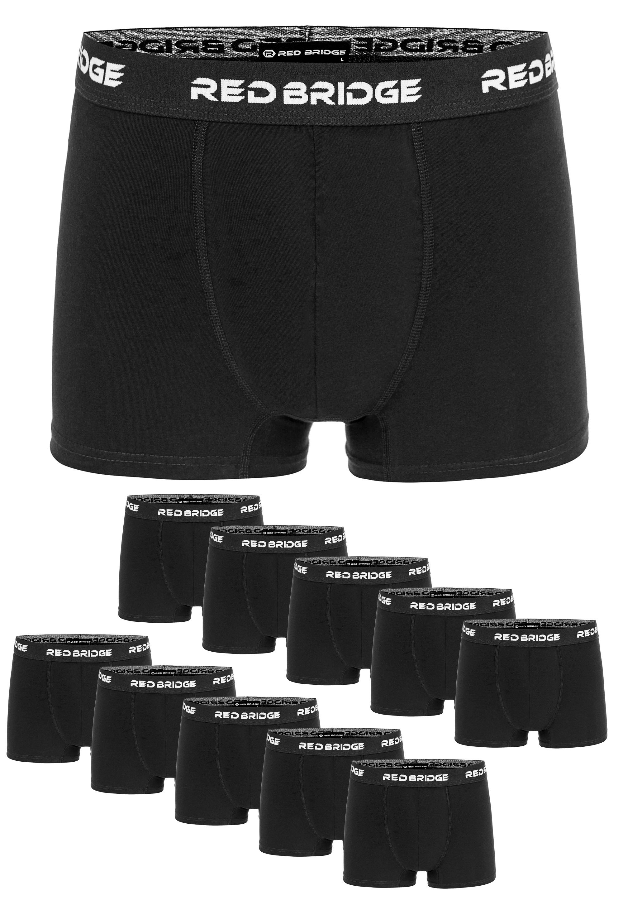 RedBridge Boxershorts 10er-Pack Bequeme Unterwäsche mit günstig online kaufen