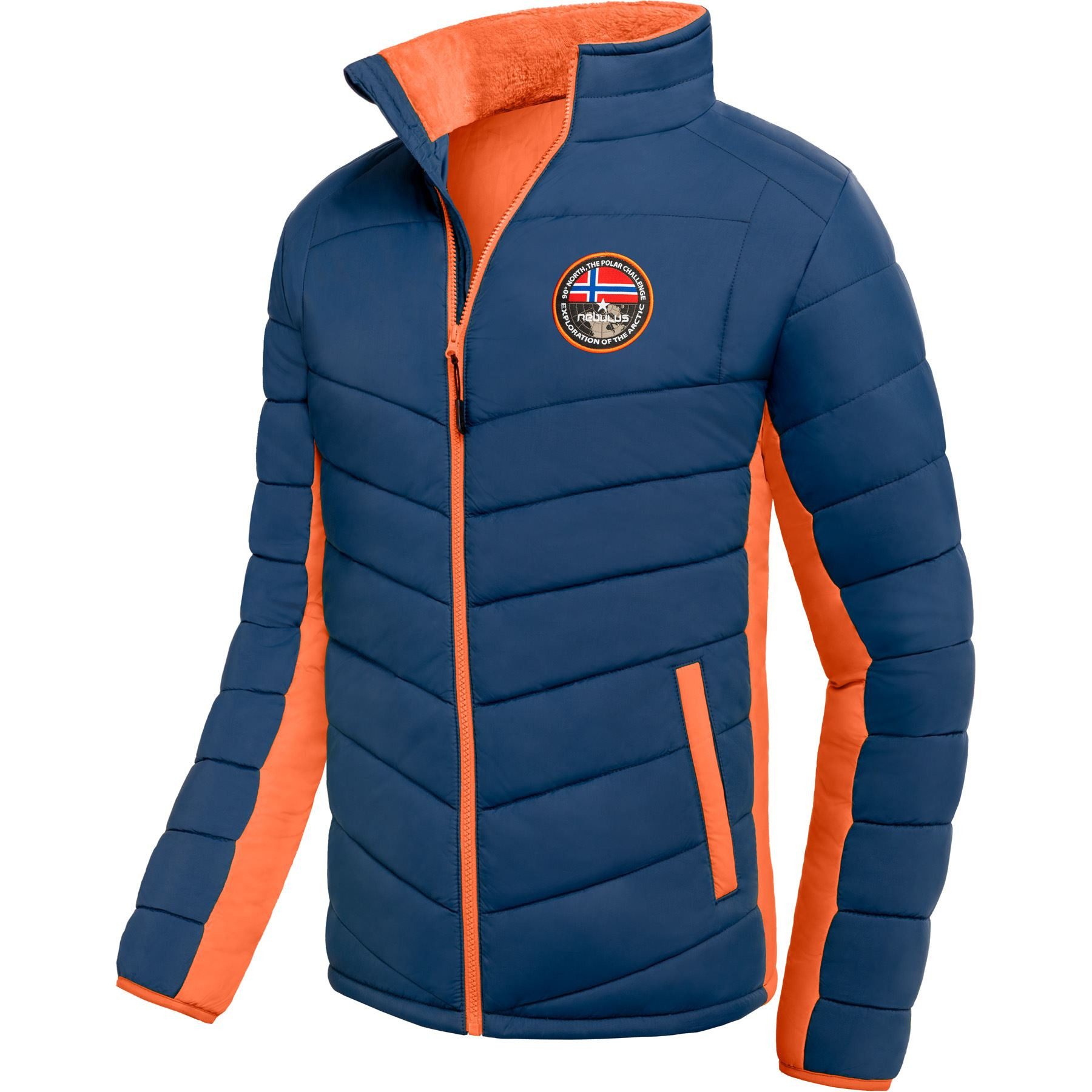 Nebulus Winterjacke GENIUS, P5853 - Herren, navy-orange, XXL