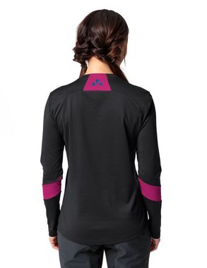 VAUDE Rundhalspullover Women's Qimsa LS Logo Shirt (1-tlg) Grüner Knopf