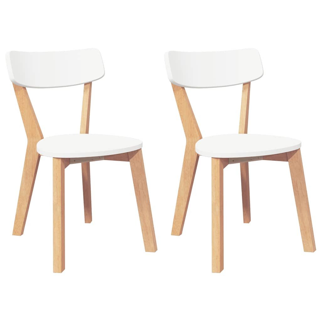 vidaXL Esszimmerstuhl Esszimmerstühle 2 Stk. Massivholz günstig online kaufen