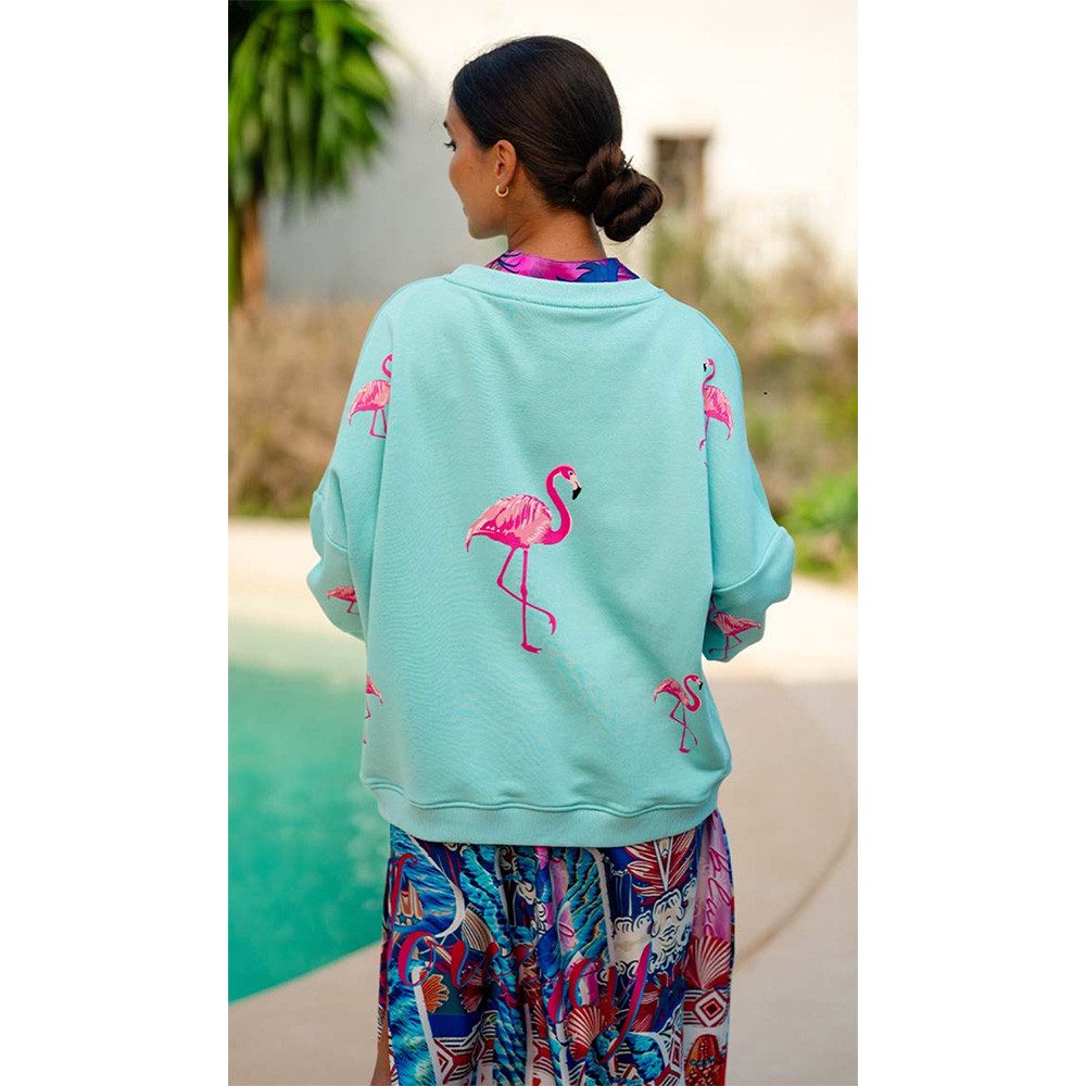 Miss Goodlife Sweatshirt Miss Goodlife Sweatshirt MG11624, türkis günstig online kaufen