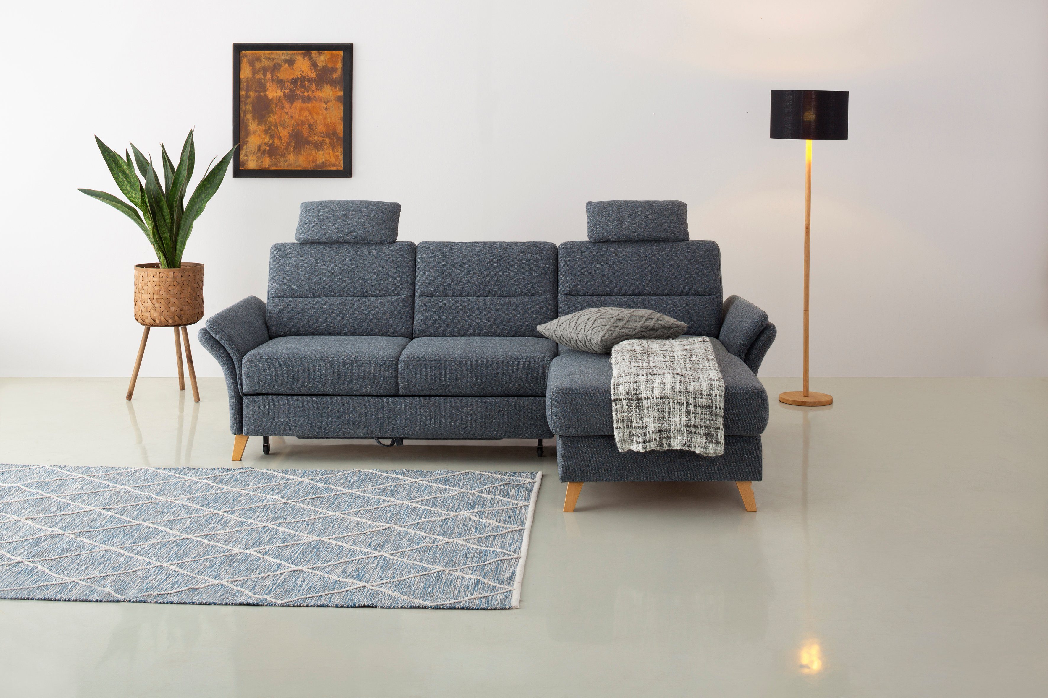 Home affaire Ecksofa Westerland L-Form, Federkern-Polsterung, günstig online kaufen
