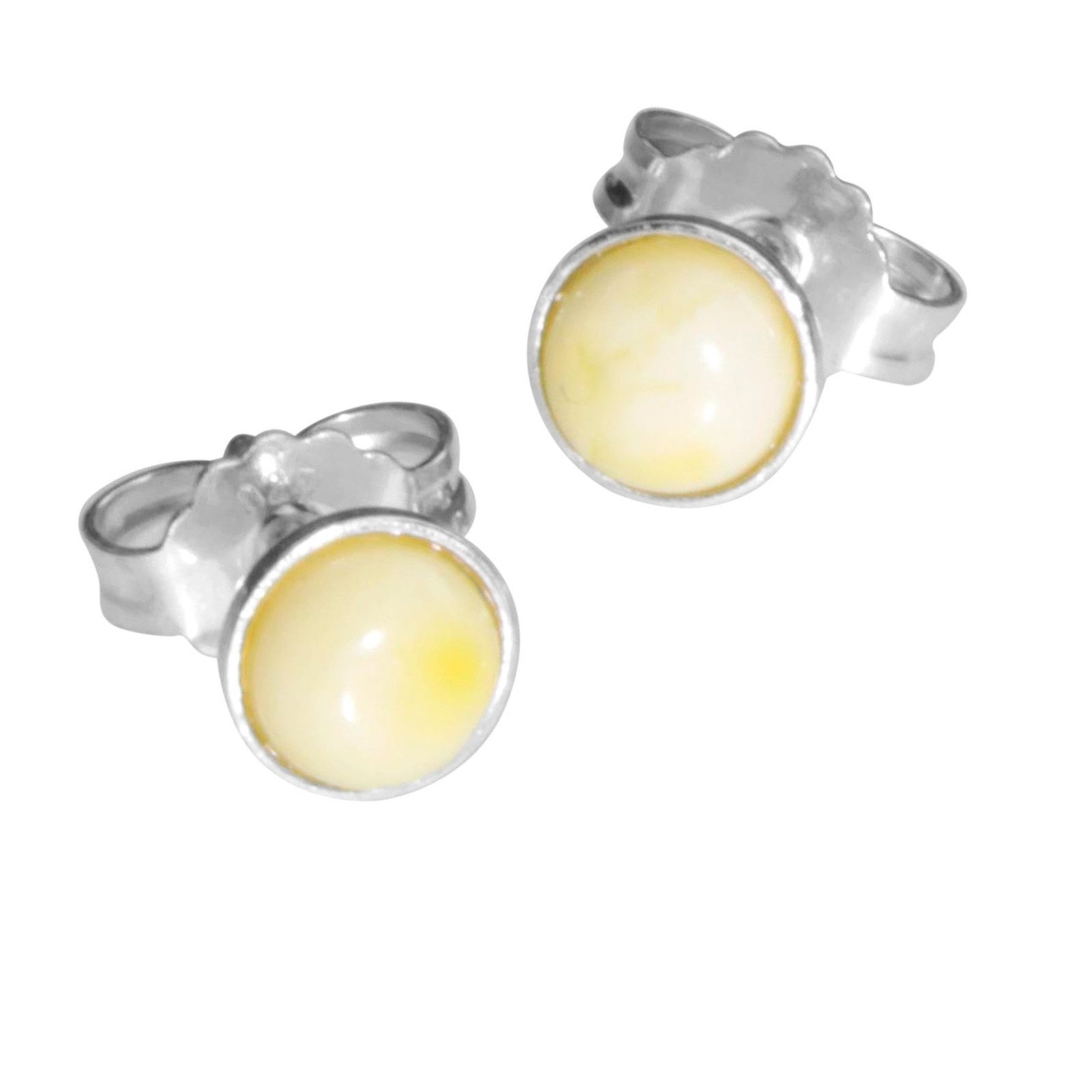 Paar Ohrstecker Ostsee-Schmuck Ohrstecker Classic 5 mm Ohrstecker Classic 5 mm