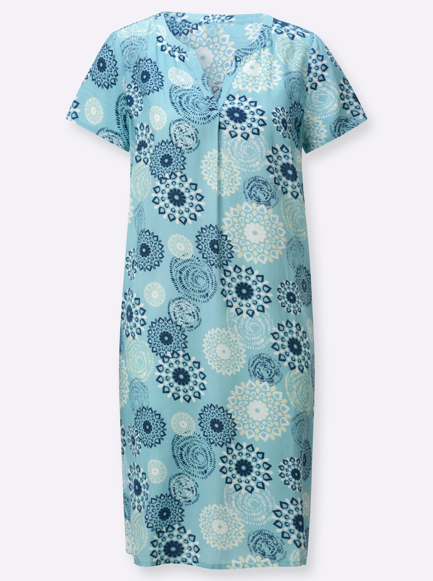 Witt Etuikleid Druck-Kleid Kurzarm