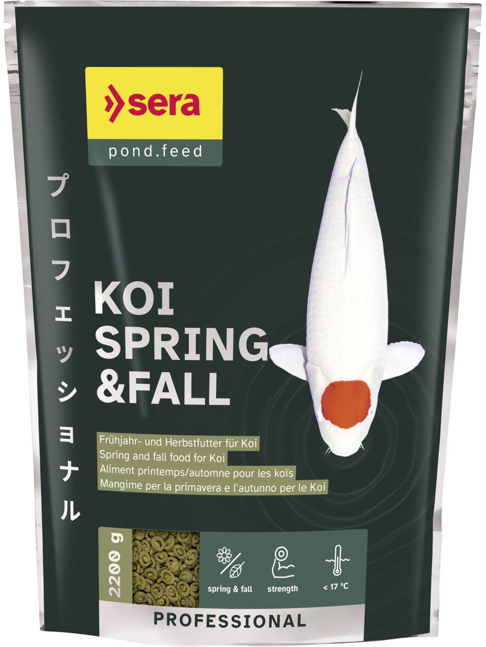 Sera Sera Koifutter Professional Spring & Fall 2,2 kg, für: Fische
