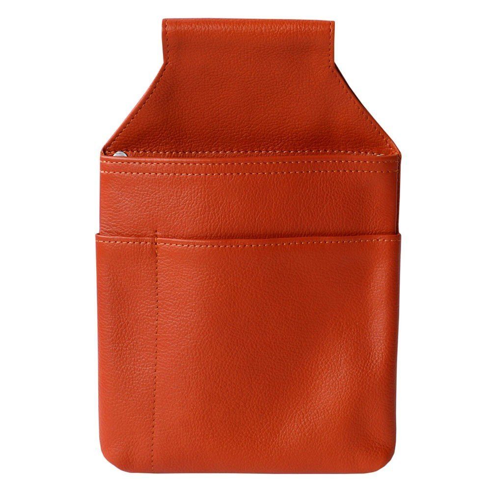 Kellnerhalfter, Hamosons Kellnerholster, Profi Hamosons Orange, Nappa-Leder, Kellnerbörse