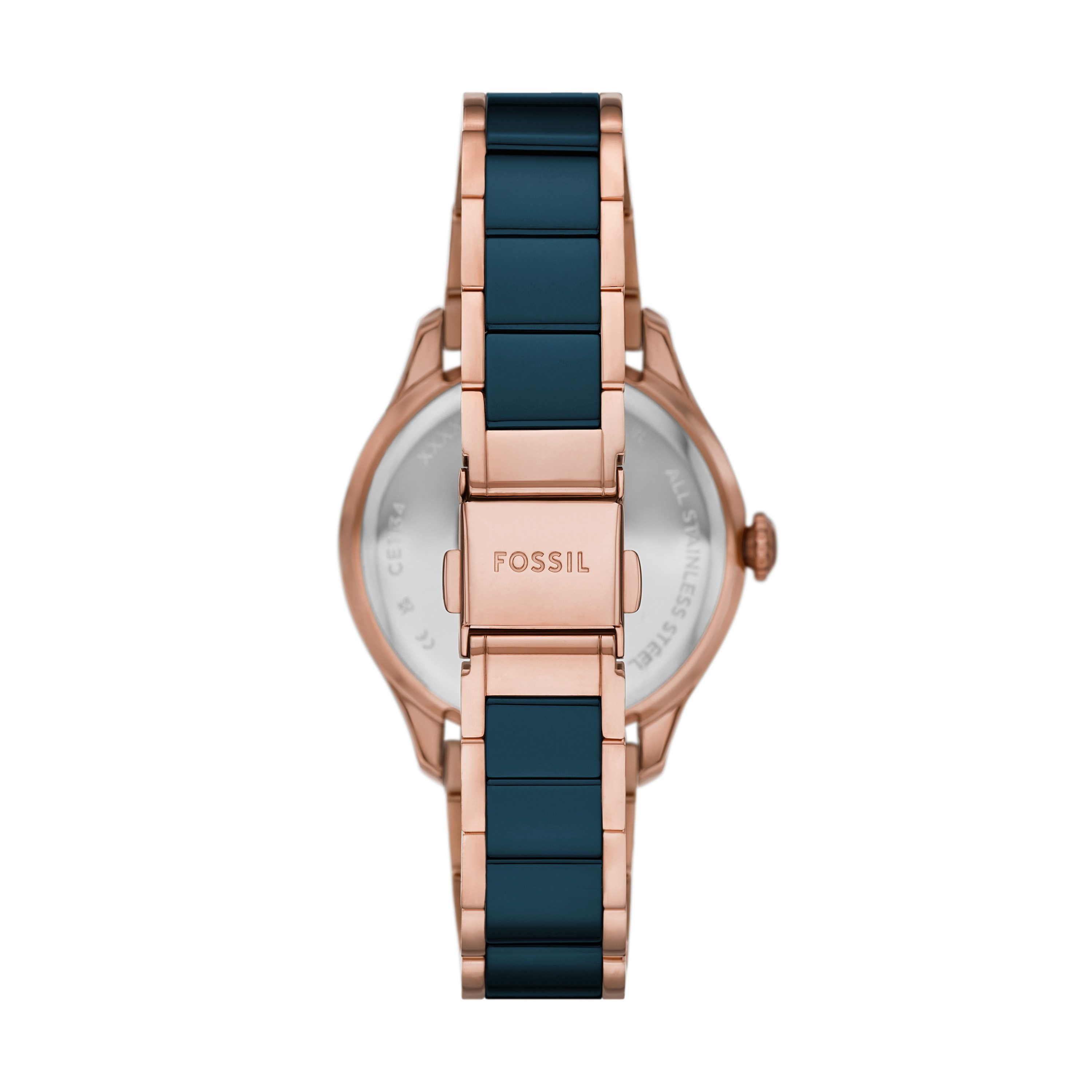 Fossil Quarzuhr GILMORE CE1134, Armbanduhr, Damenuhr, analog, Tag
