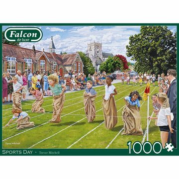 Jumbo Spiele Puzzle Falcon Sports Day 1000 Teile, 1000 Puzzleteile