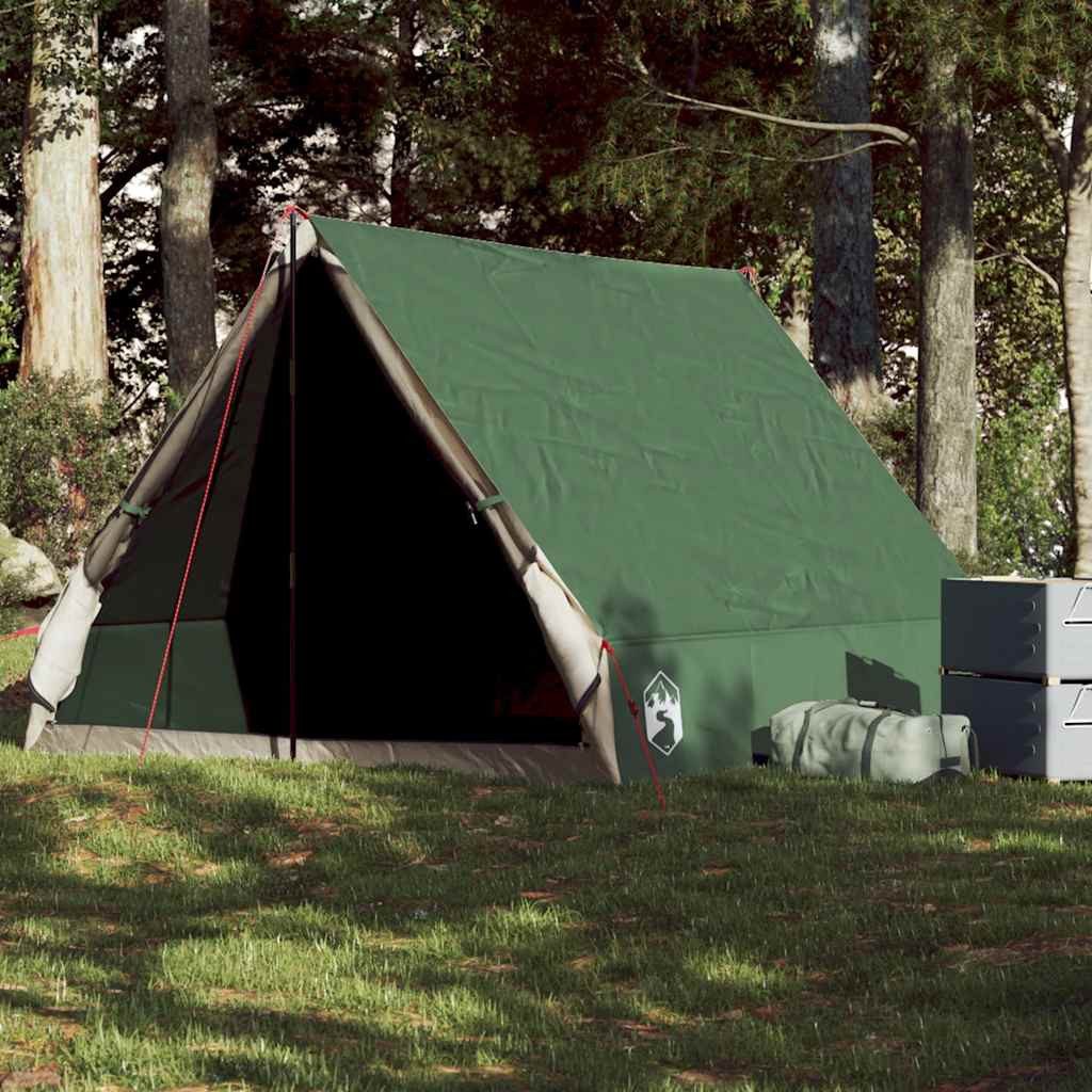vidaXL Angelzelt, Camping-Keilzelt 2 Personen Grün günstig online kaufen