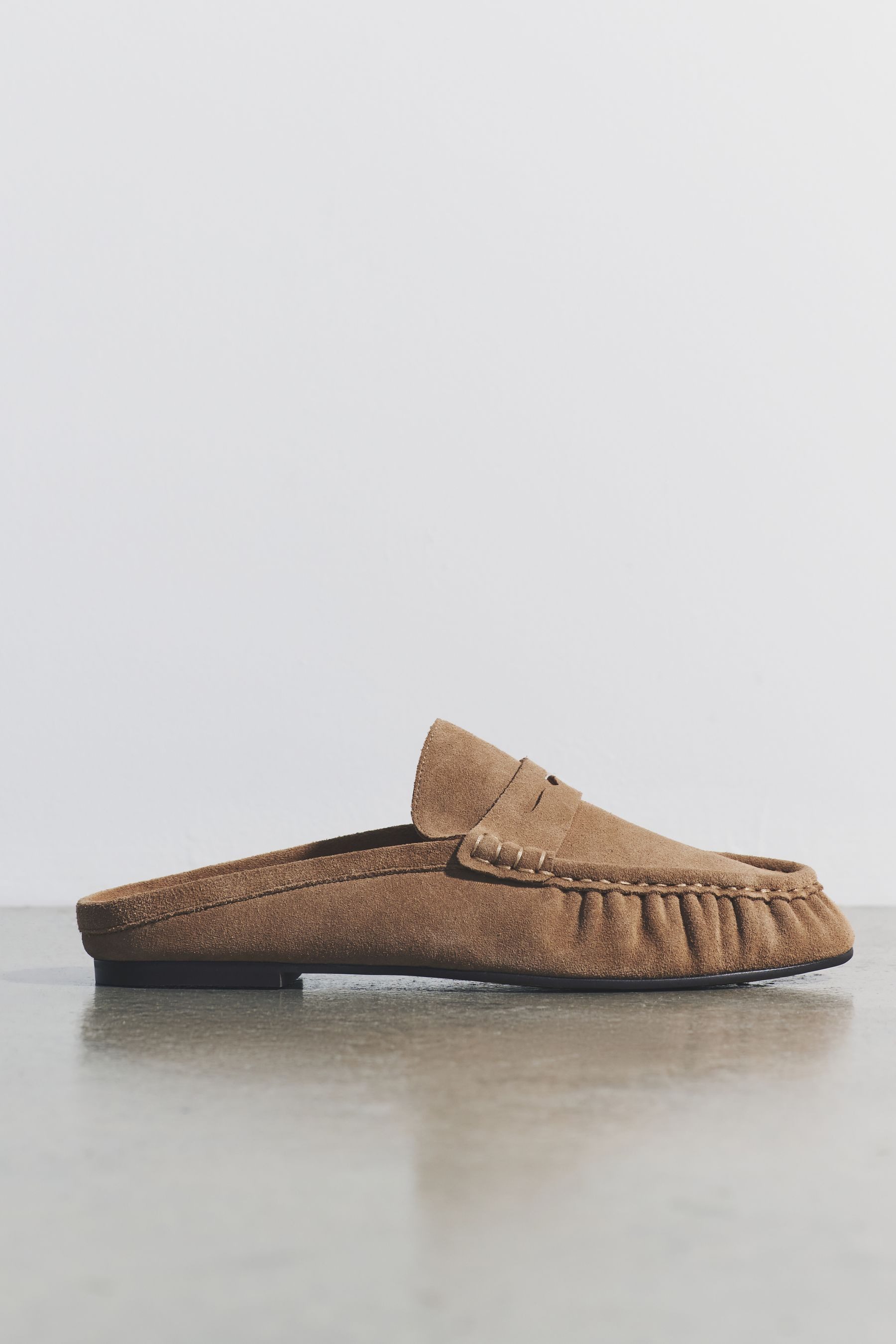 The Set The Set fersenfreie Loafer, Premium-Veloursleder Loafer (1-tlg)