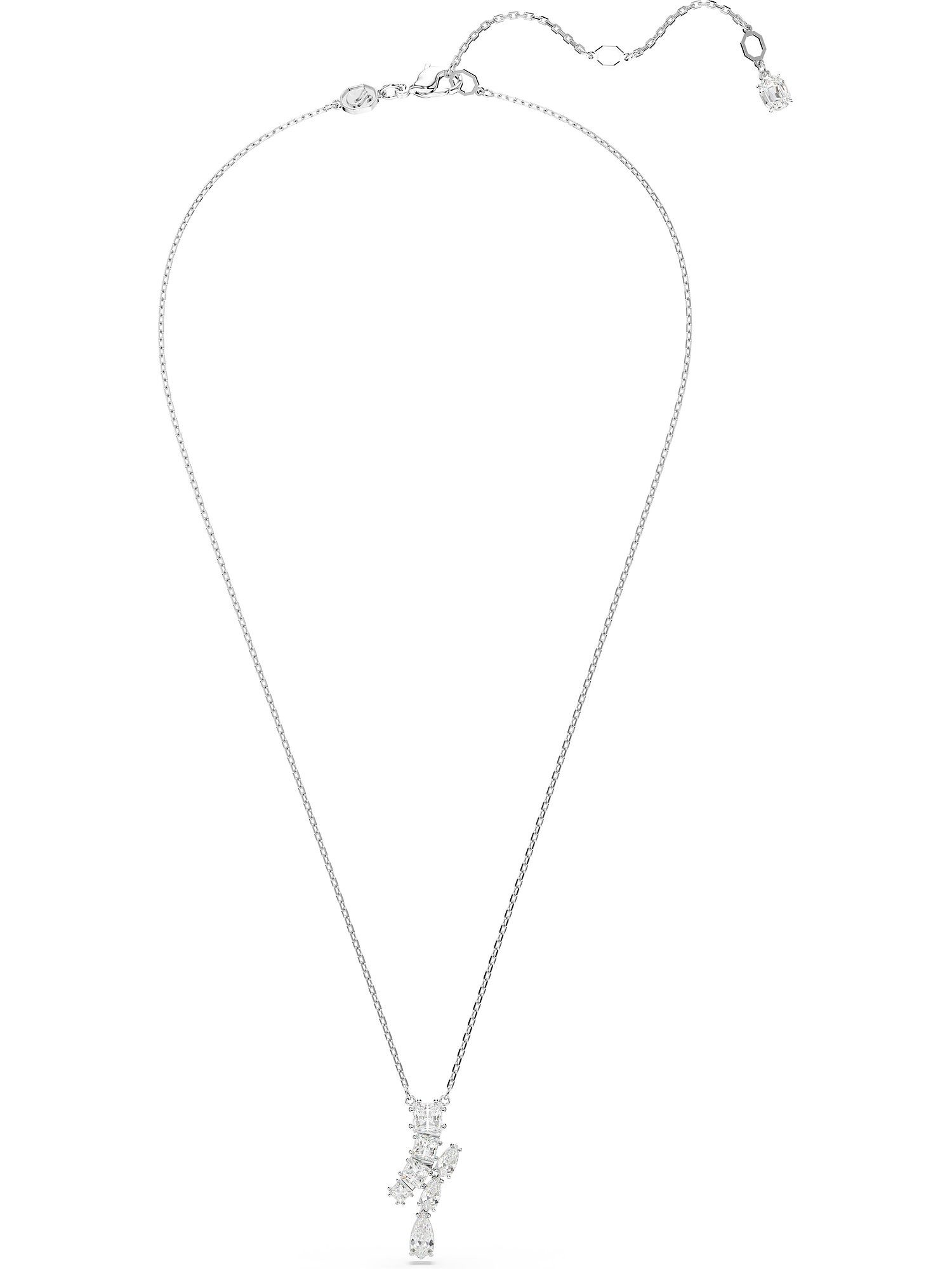 Collier Swarovski Damen-Kette Metall Swarovski-Kristall