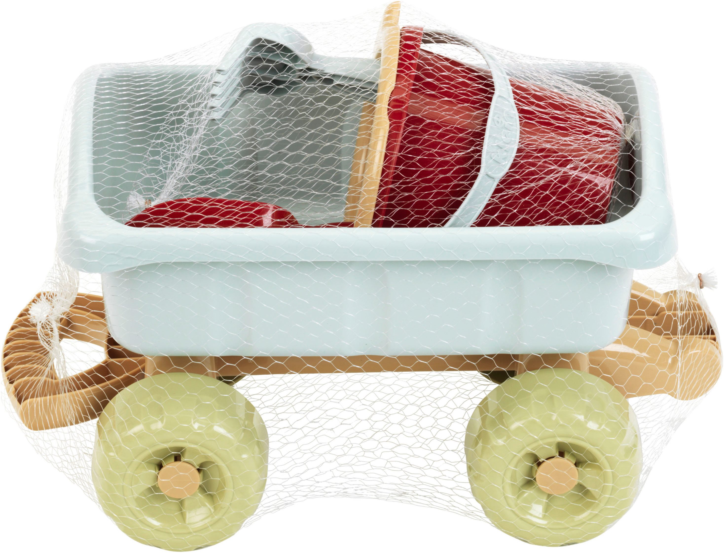 Little Foot small wagon, play wagon with bucket set, made of recycled plastic, Made in Germany