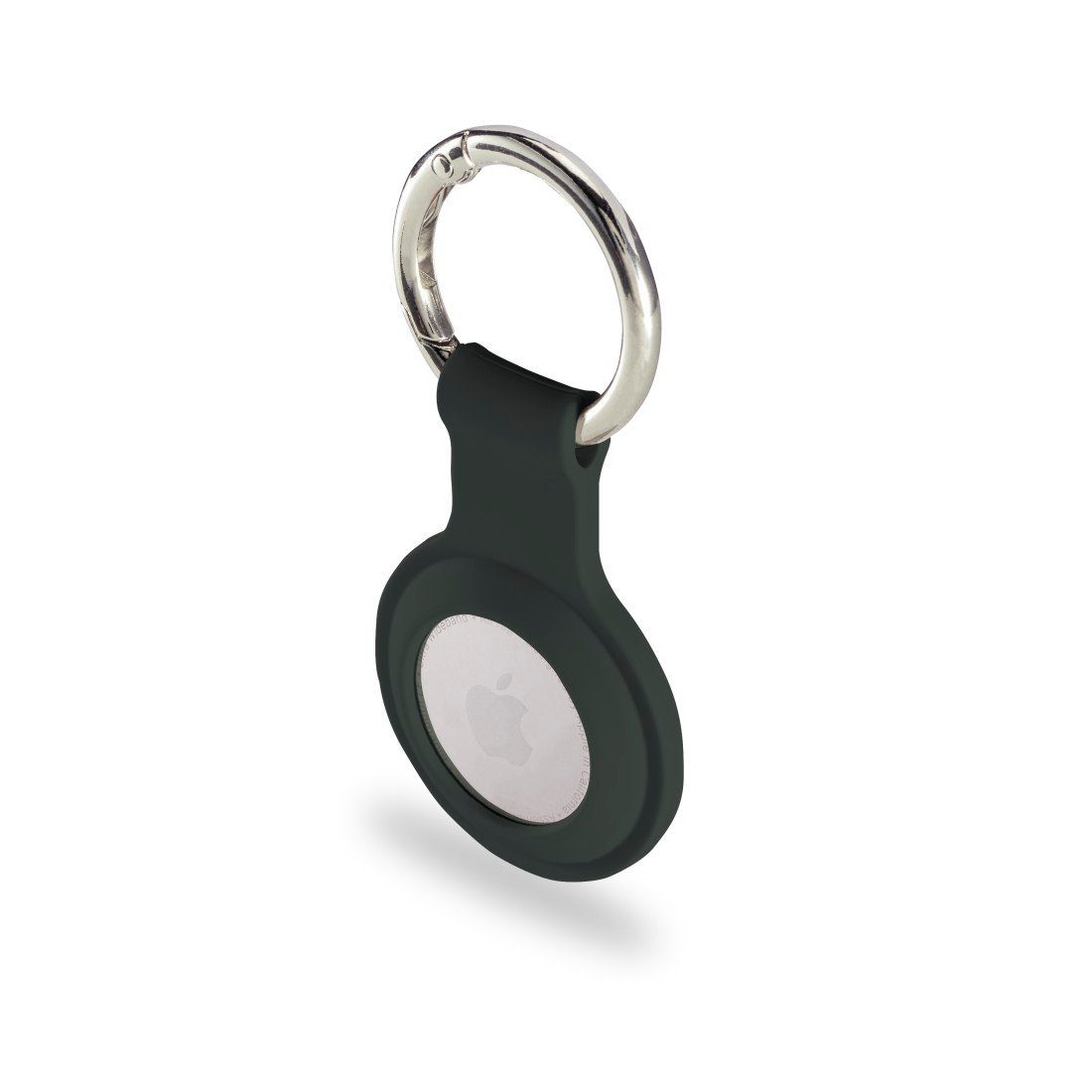 Apple schwarz Schutzhülle, Schlüsselanhänger AirTag, Silikon Hama Ortung, für Schlüsselanhänger