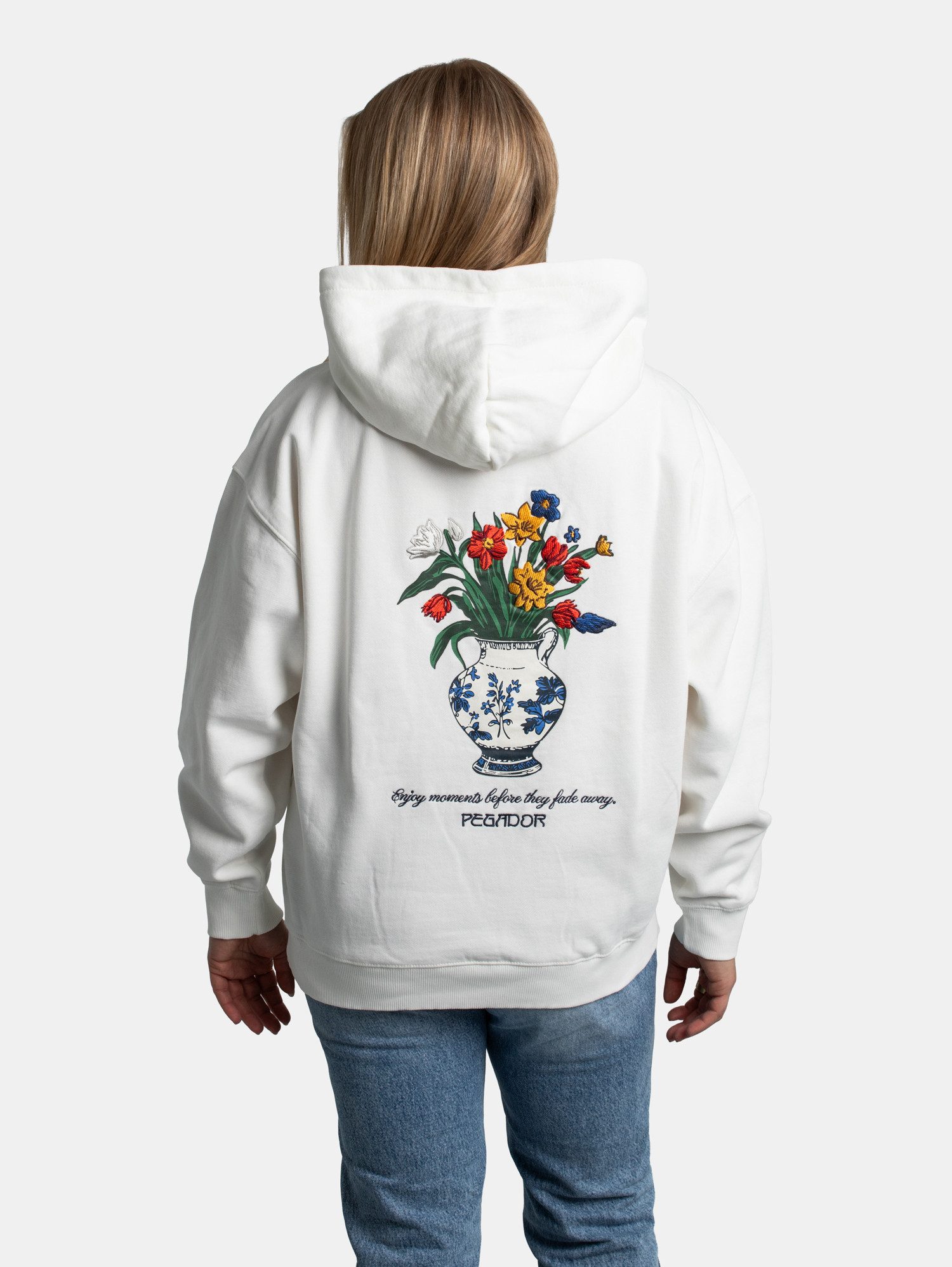 PEGADOR Hoodie Pegador Modra Oversized Hoodie