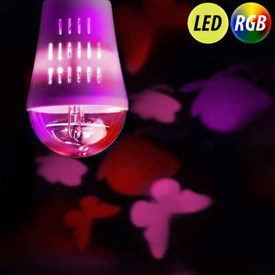 WOFI LED-Leuchtmittel, 4 W LED Deko Leuchtmittel Farbwechsel Kinder Zimmer