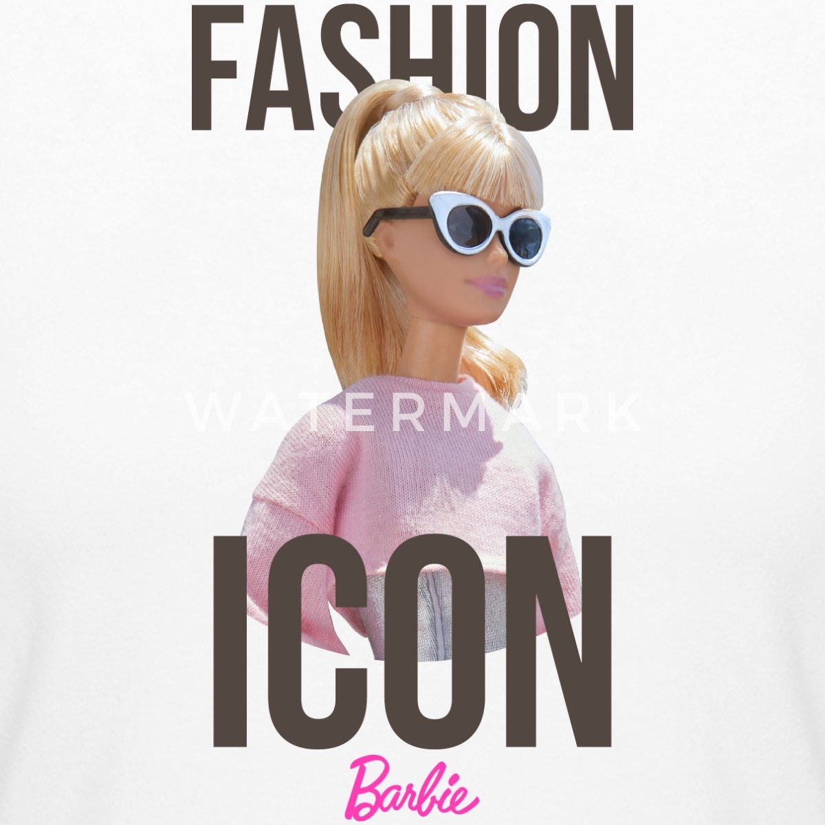 Spreadshirt T-Shirt Barbie Fashion Icon Crop Top (1-tlg)