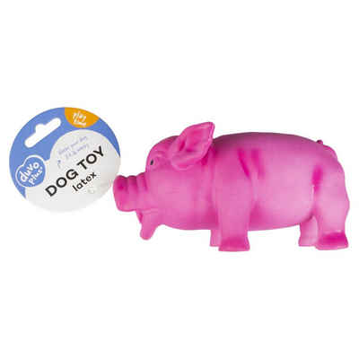 DUVO+ Tierquietschie Hundespielzeug Oinking Schwein Latex, Maße: 10 cm