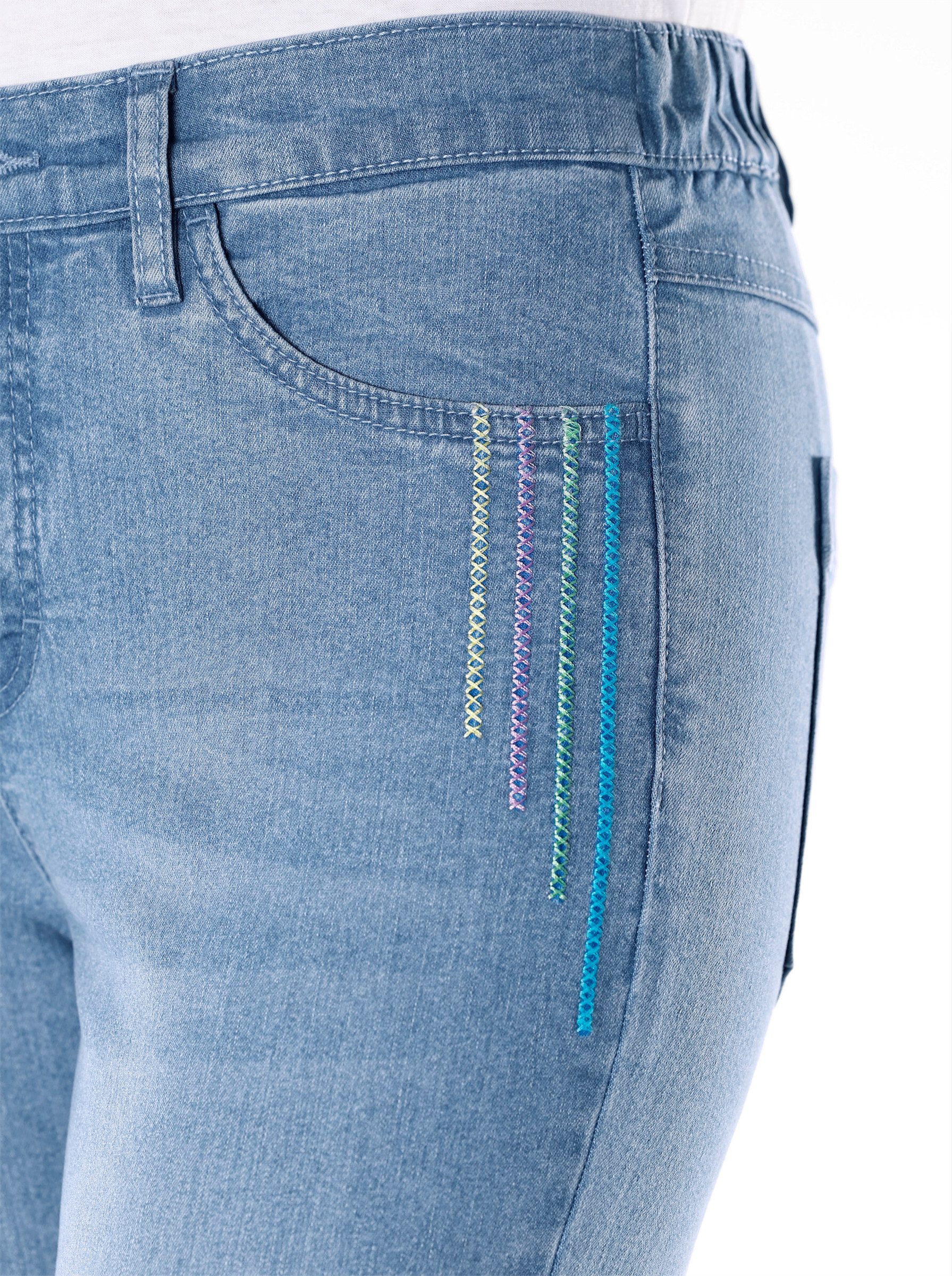 Sieh an! Bequeme Jeans Jeans komfortabel